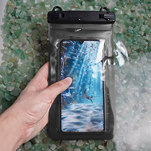 Sac impermeabil si husă impermeabilă pentru telefon Ocean Pack, 10L, negru [7]