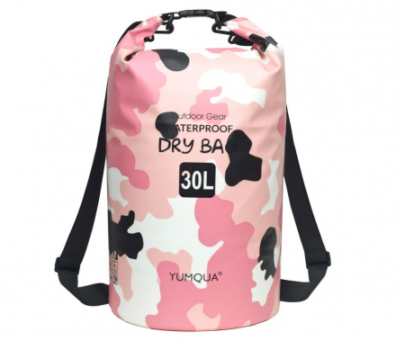 TOATE PRODUSELE - Sac impermeabil YUMQUA, 30L, roz