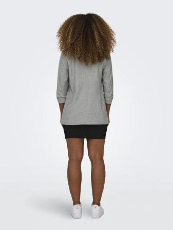 Sacou pentru femei ONLY Blazer, maneci 3/4, gri, marime 40 [3]