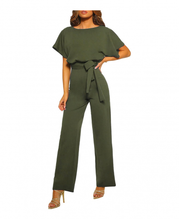 TOATE PRODUSELE - Salopetă elegantă de damă Coloody, dintr-o singură piesă, kaki, M