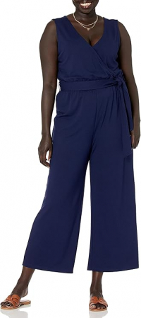 Salopeta Wrap fără mâneci The Drop, bleumarin, M [4]