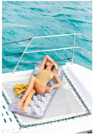 Saltea gonflabila Intex 58894EU, pentru plaja, 1 persoana, gri [3]