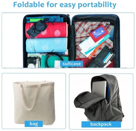 Saltea gonflabila tip hamac pentru piscina Seasboes, pentru copii si adulti, albastru [6]