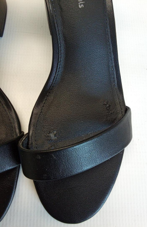 Sandale cu toc pentru femei Amazon Essentials, negru, 38.5 [5]