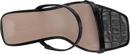 Sandale cu toc pentru femei The Drop Avery, 2 curele, negru, 41 [7]