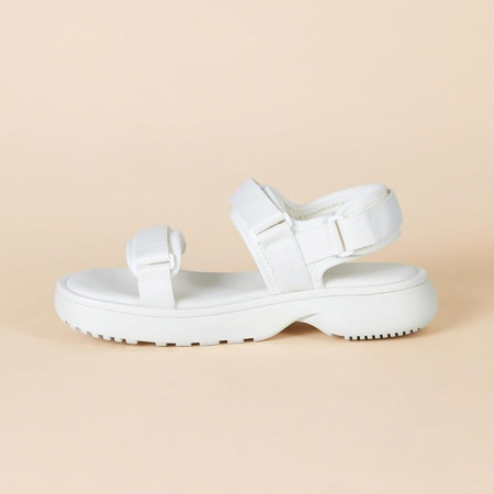 Sandale pentru femei Amazon Essentials, talpa cu spuma cu memorie, alb, EU 36 [2]