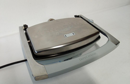 Sandwich maker Breville Panini VST071X-01, 1000W, DuraCeramic, Argintiu [2]
