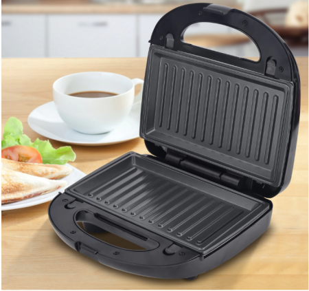 Sandwich-Maker multifunctional (3 in 1) Zass ZSMD 04, putere 750W, 3 placi teflonate 23x13cm [5]