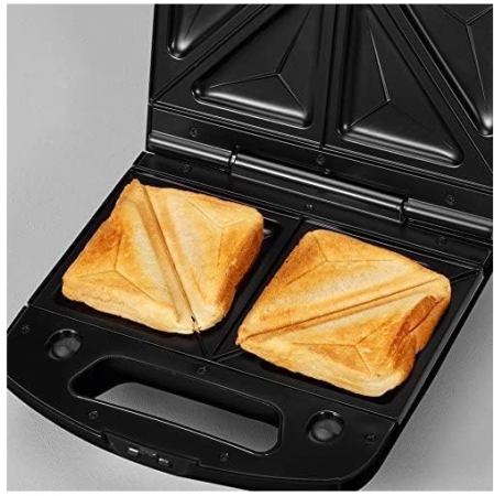 Sandwich-maker Severin SA 2968, funcție 3 în 1 (sandwich, grătar, vafe) 1000W, Negru [4]