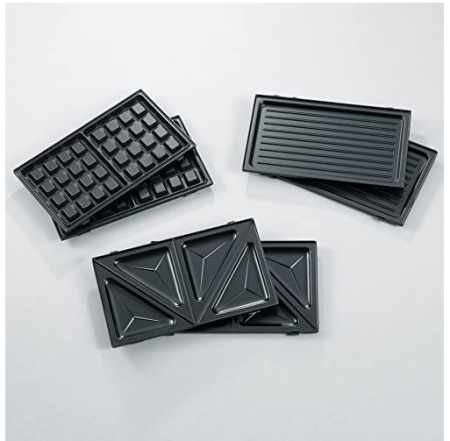 Sandwich-maker Severin SA 2968, funcție 3 în 1 (sandwich, grătar, vafe) 1000W, Negru [1]