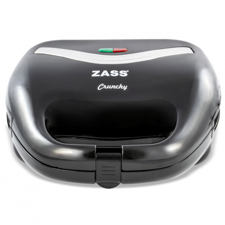 Sandwich-maker Zass ZSM 02, putere 750W, Negru [1]