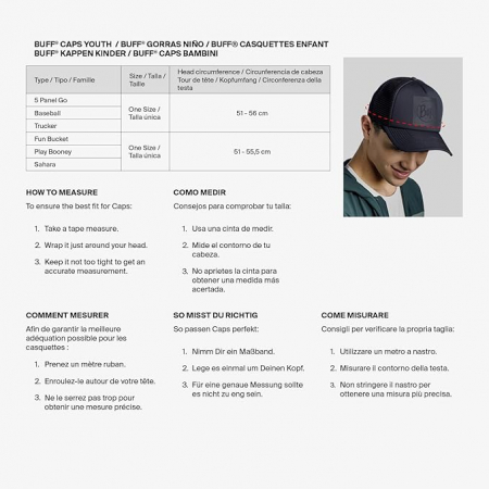 Sapca pentru copii Buff 5 Panel Go Cap, UPF50 [4]