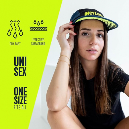 Sapca sport reglabila INCYLENCE, usoara, respirabila, unisex, negru [4]