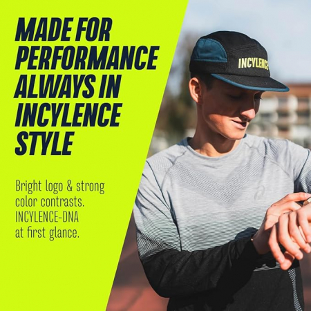 Sapca sport reglabila INCYLENCE, usoara, respirabila, unisex, negru [3]