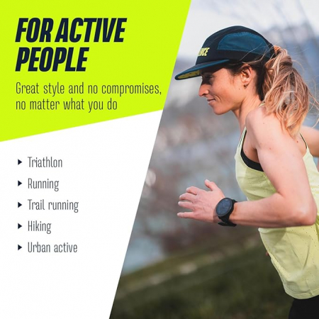 Sapca sport reglabila INCYLENCE, usoara, respirabila, unisex, negru [5]