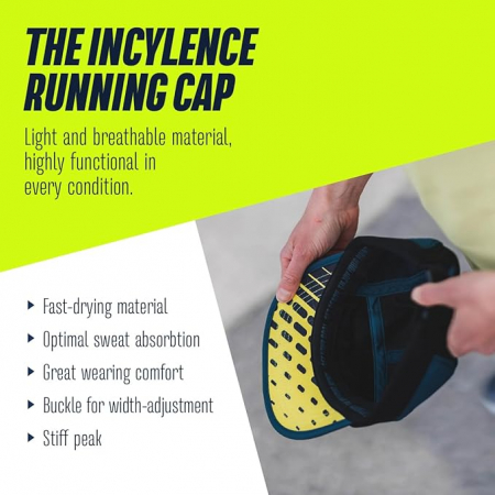 Sapca sport reglabila INCYLENCE, usoara, respirabila, unisex, negru [2]