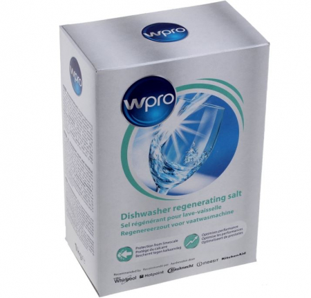 Accesorii si piese masini spalat vase - Sare de regenerare pentru masina de spalat vase, WPRO 484000008555, 1 kg