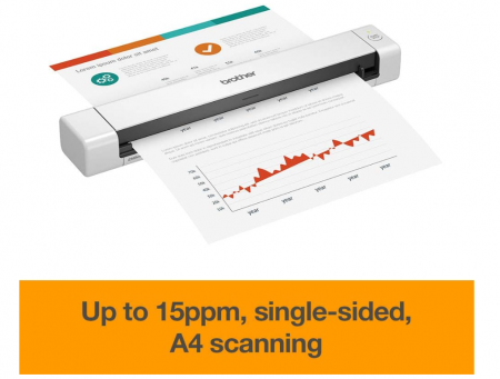 Scaner BROTHER DS-640, A4, USB, alb [5]