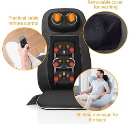 Scaun de masaj Medisana MCN Shiatsu, 3 zone [7]
