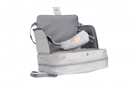 Scaun de ridicare pentru copii Roba Little Stars, gri deschis [0]