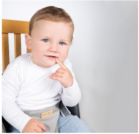 Scaun de ridicare pentru copii Roba Little Stars, gri deschis [3]