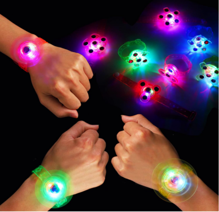 SCIONE Pachet de 24 brățări cu LED-uri pentru copii [5]