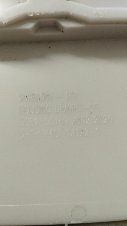 Sertar detergent + compartiment detergent + capac frontal dozator detergent + pompa dozator pentru masina de spalat Samsung WW10T734DWH/S3 [7]