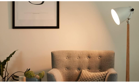 Set 10 becuri spot cu LED GU10 Amazon Basics,  4.7 W (echivalent cu 50 W), alb cald [2]