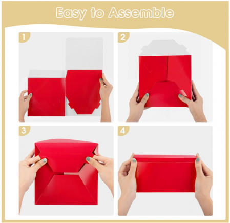 Set 10 Cutii de cadou HOUSE DAY, 20 x 20 x 10 cm, pentru crafting [5]