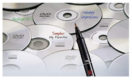 Set 10 markere permanente Stabilo Permanent Fine, Negru [1]