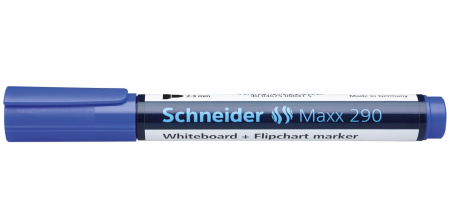 Set 10 Markere reîncărcabile Schneider Maxx 290, 1-3mm, albastru [2]