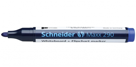 Set 10 Markere reîncărcabile Schneider Maxx 290, 1-3mm, albastru [3]