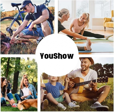 Set 10 perechi de sosete sport YouShow, unisex, alb, 35-38 [5]