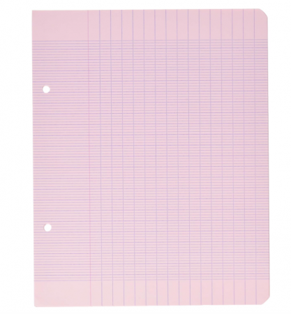 Hartie si produse din hartie - Set 100 foi Clairefontaine 1343C A5+, cu linii Séyès, hârtie velină de 90 g/m², culoare roz