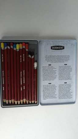 Set 12 Creioane pastel Derwent, 4 mm (2300563) [1]