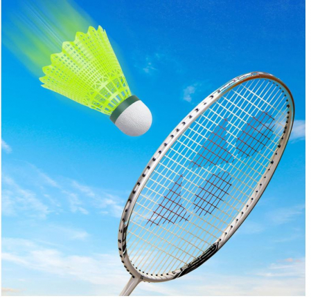 Set 12 Fluturasi de badminton Baozun, verde [4]