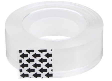 Set 12 role banda adeziva transparentă Amazon Basics, 1.9 cm x 25 m [1]