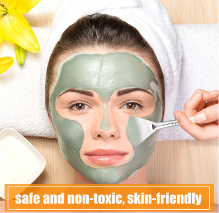 Set 14 perii moi aplicatoare pentru masti faciale, Galben/Alb [4]