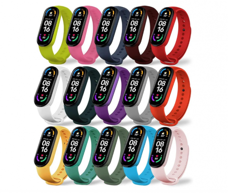 Set 15 Bratari din silicon Leelbox, pentru Xiaomi Mi Band 6 & Amazfit Band 5 și Xiaomi Mi Band 5 [0]