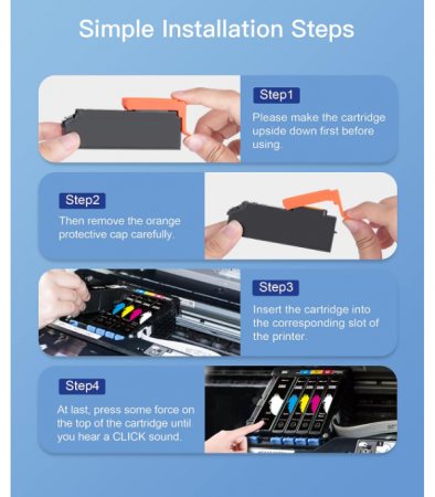 Set 15 Cartușe de cerneală GPC Image de înlocuire pentru Epson 33XL [4]