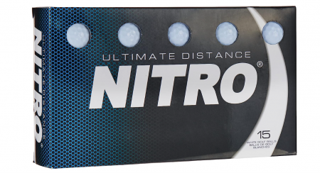 Accesorii antrenament - Set 15 mingi de golf Nitro Ultimate Distance