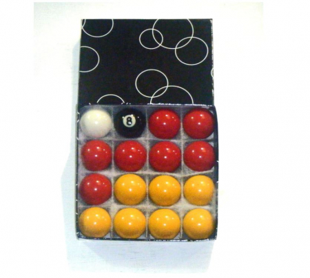 Set 16 bile biliard englezesc SGL, 3.8 cm [0]