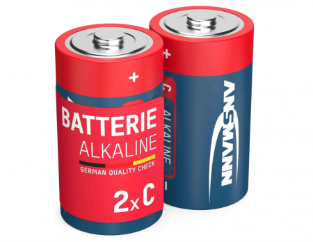 TV, Audio & Foto - Set 2 baterii ANSMANN C, 1.5 V, LR14