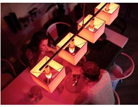 Set 2 becuri LED Philips Hue White & Color Ambiance E14, 470lm [5]