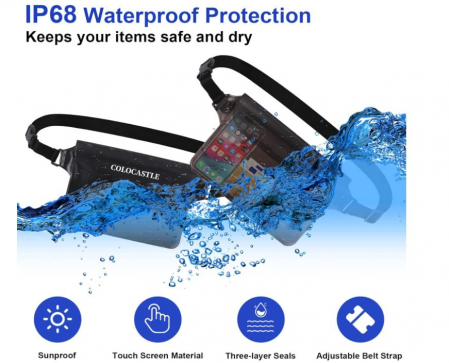 Set 2 borsete impermeabile COLOCASTLE, curea reglabila, 22 x 16 cm [1]