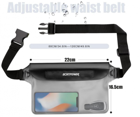 Set 2 borsete impermeabile ECHTPower [8]