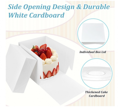 Set 2 cutii din carton pentru tort Kleemeiero, cu capac, 30,5 cm [3]