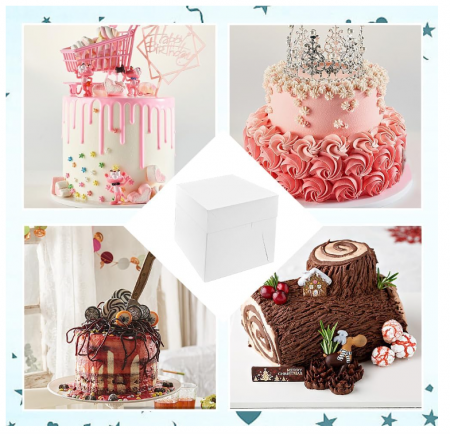 Set 2 cutii din carton pentru tort Kleemeiero, cu capac, 30,5 cm [6]