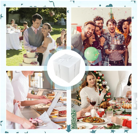 Set 2 cutii din carton pentru tort Kleemeiero, cu capac, 30,5 cm [7]