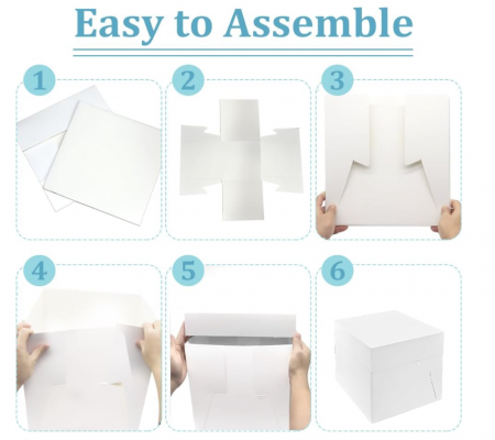 Set 2 cutii din carton pentru tort Kleemeiero, cu capac, 30,5 cm [5]